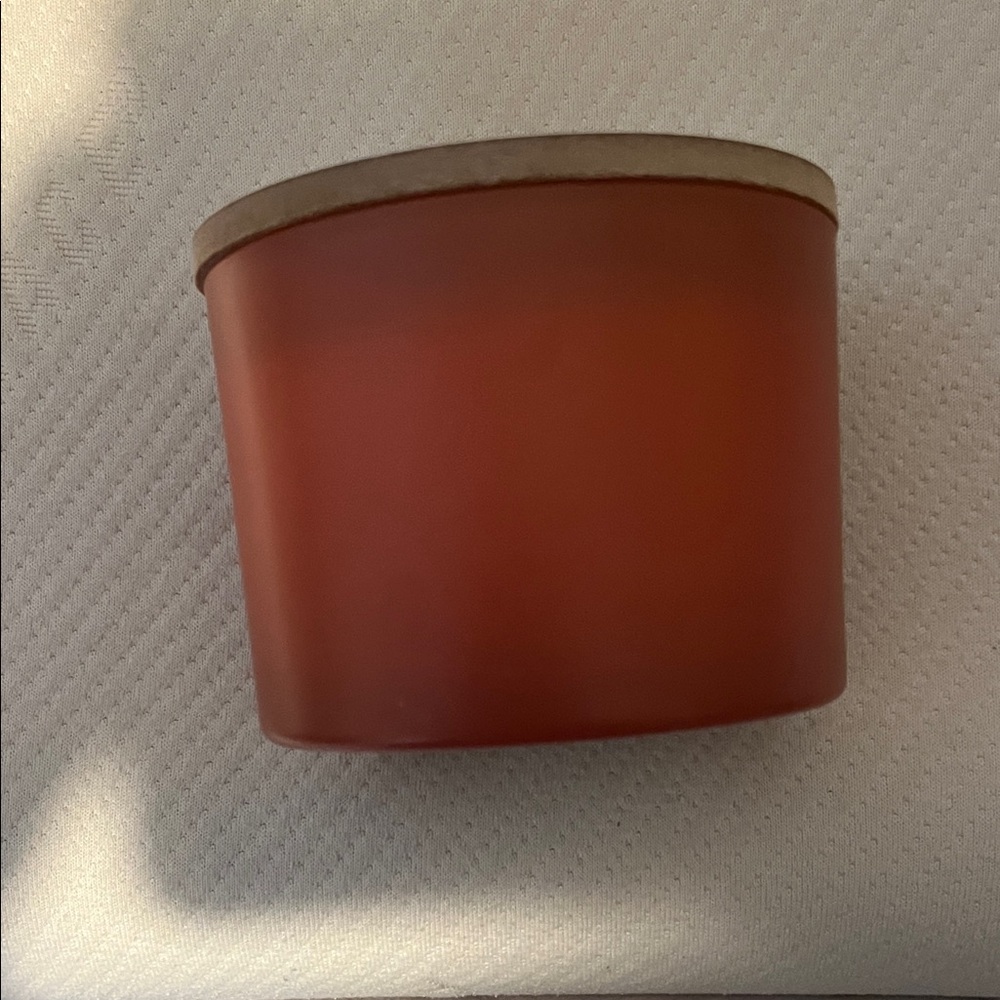 Sand + Fog Simmering Spices Natural Wax Blend Candle - Rust Glass Wood Lid - Picture 7 of 7